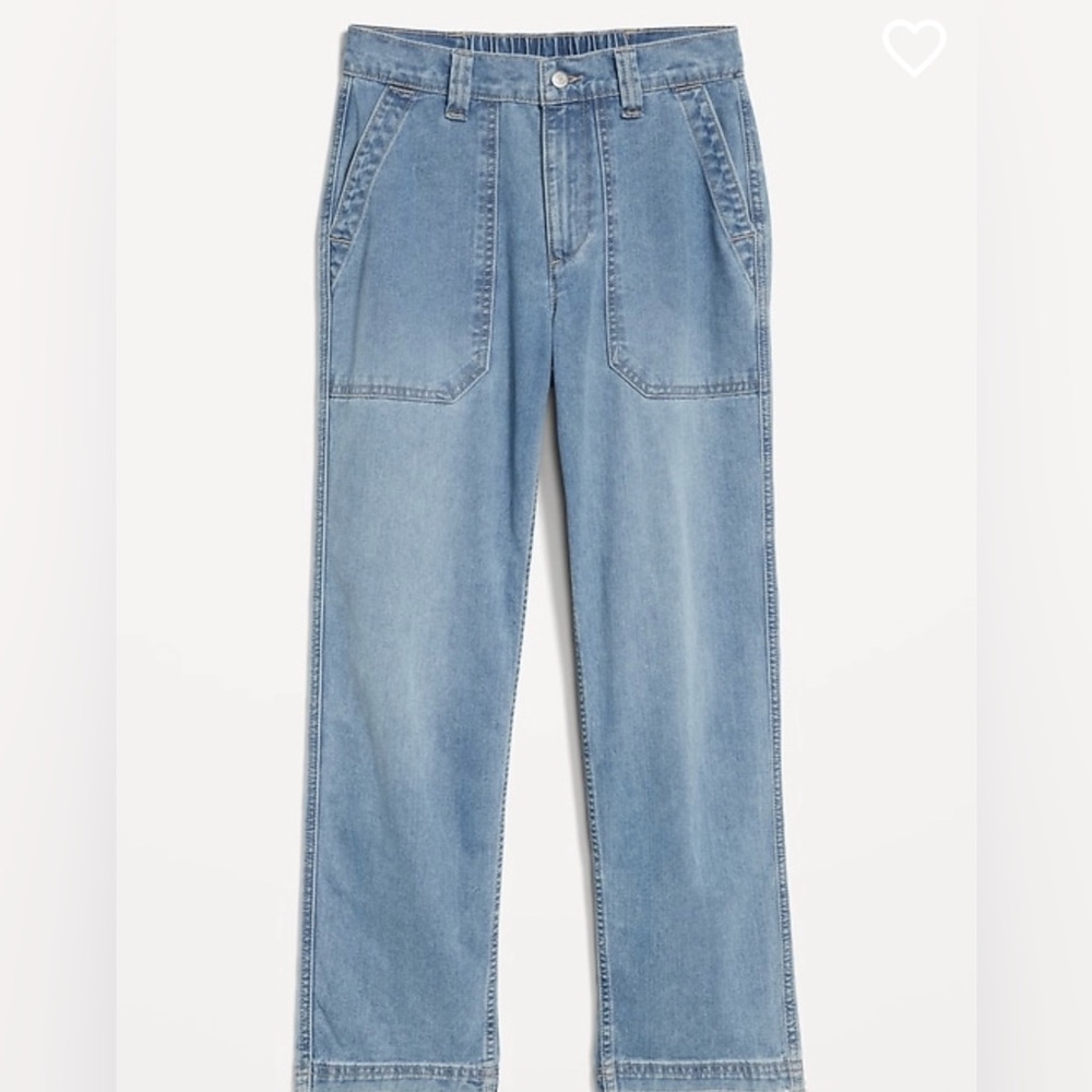 NWT Old Navy High-Waisted OGC Chino Denim Pants - Picture 8 of 10